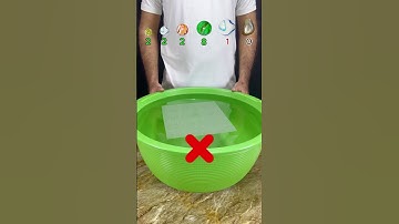 TRY TO GUESS HOW MANY TISSUE PAPER IT TOOKS! WHAT HAPPEND NEXT? #water #waterexperiment #asmr