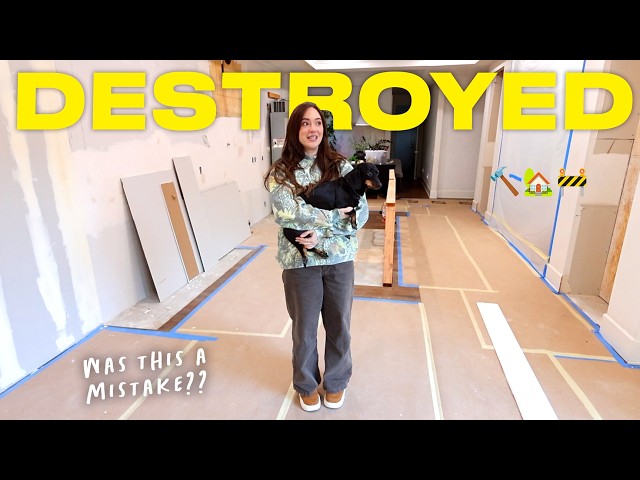 Kitchen Renovation Starts Now! Demolishing Everything!! 🏡🔨🚧