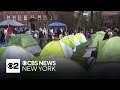 Propalestinian encampment set up at rutgers university