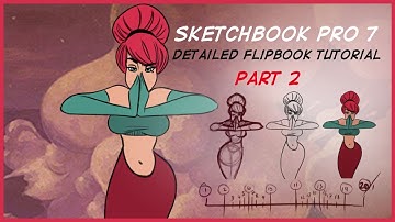 Autodesk Sketchbook Pro 7 FlipBook Tutorial Part 2