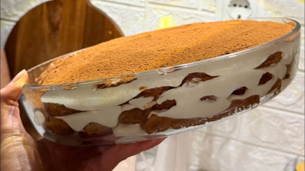 . أحلى تيراميسو منزلي اقتصادي وسريع التحضير 