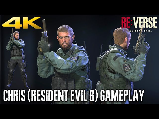 Resident Evil Re:Verse - Visual do Chris: Feira de Armas (Resident