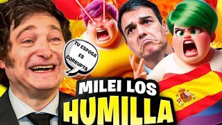 Milei Hace Llorar A Los Progres Y Femlnlstas De España 🤣