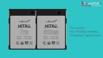 Exascend Nitro CFexpress Memory Cards (Type B)