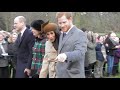 The Royal family at Sandringham Christmas Day 2017