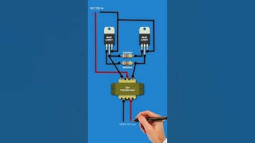 How to convert DC to AC | DC to AC converter | 12v Dc to 220v AC