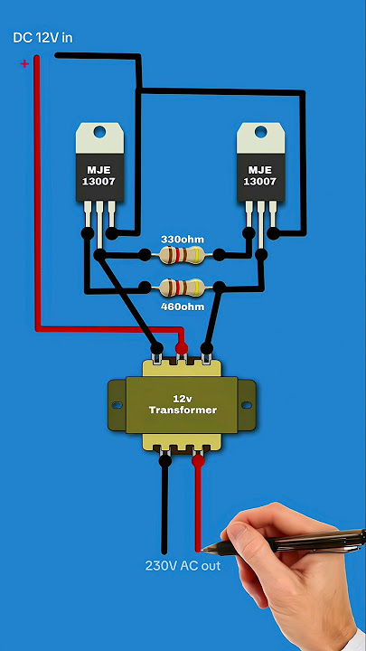 How to convert DC to AC | DC to AC converter | 12v Dc to 220v AC