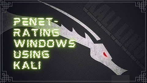 PENETRATION OF WINDOWS USING KALI METERPRETER | MSF | NO PORT FORWARDING