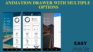 flutter navigation drawer: how to implement a animated side drawer in your flutter app