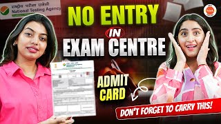 🎒 NEET 2024: Things to Carry to the Exam Hall! 📝 How to Fill Admit Card | Must Watch! 🚀