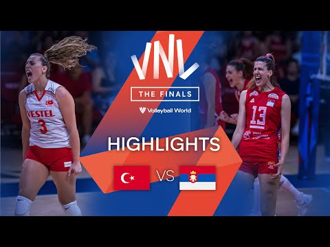 Turkey vs. Serbia - FIVB Volleyball Nations League - Women - Match Highlights, 17/07/2022