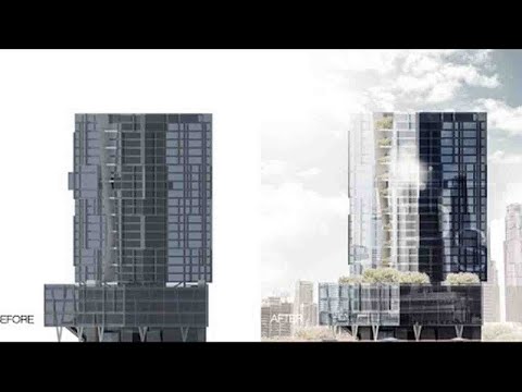 Elevation architecture in Photoshop Tutorial