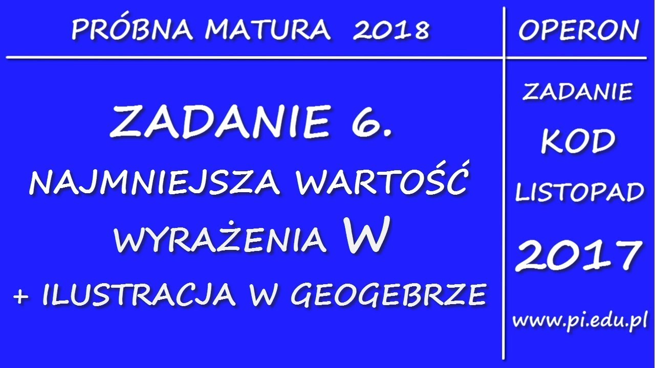 Sprawdzian Z Matematyki Z Operonem Klasa 6
