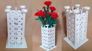 Vas Bunga dari Kertas HVs Bekas || Vase Paper Flower