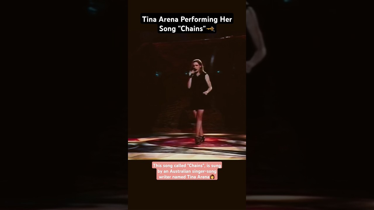 "Chains"🗝 Live Performance by Australian Singer Tina Arena🖤🌹 {On "Hey Hey It's Saturday" (1995)}