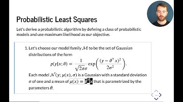 Cornell CS 5787: Applied Machine Learning. Lecture 5b. Part 1: Probabilistic Linear Regression