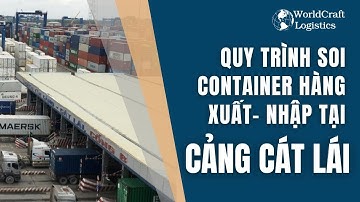 QUY TRÌNH SOI CONTAINER HÀNG XUẤT VÀ NHẬP TẠI CẢNG CÁT LÁI