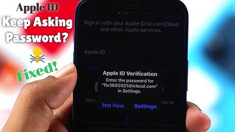 Apple id verification ขึ้นตลอด