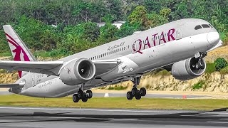 ✈️ 100 CLOSE UP TAKEOFFS \& LANDINGS in 1 HOUR 🇹🇭 | Phuket Airport Plane Spotting [HKT\/VTSP]