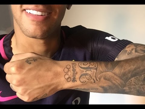 Neymar’s new Olympic tattoo