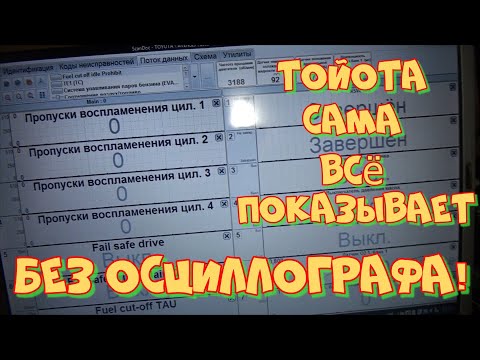 Как увидеть пропуски воспламенения наТойоте?