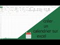 Comment réaliser un calendrier perpétuel sur excel