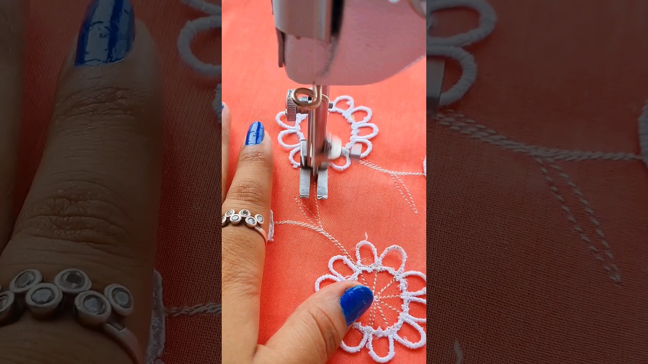 Sewing Tips And Tricks For Making A Beautiful Design With Cotton Lace | Enjoy Asmr Sounds 