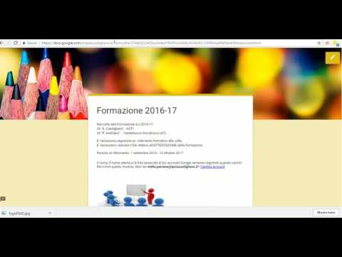 Tutorial registrazione formazione