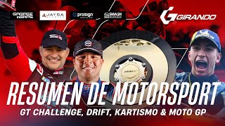 Girando: Resumen de motorsport: GT Challenge, Formula D, Kartismo y Moto GP