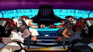 Mugen - Cyber Ryu vs  Cyber Evil Ryu - 機器人隆 vs. 機器人殺意隆