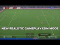 新しいリアルなゲームプレイeSimモード - PES 2021とFootball Life 2025