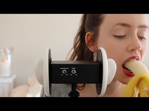 ASMR Eating Sounds Ear To Ear | Crispbread With Toppings & Banana (No Talking)