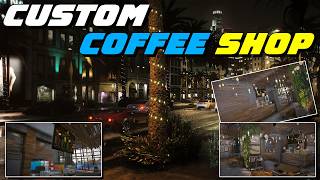 Free Custom Coffee Shop | Cafe MLO | Hunz3D | QBCore/ESX | FiveM Tutorial #280