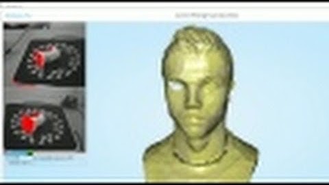 Quét Mẫu 3D chi tiết tượng Cr7 bằng máy Scan EinScan-Pro