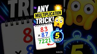 Multiplication Trick That Feels Illegal 😱 #maths #vedicmaths #study #cbse #class9 #class10