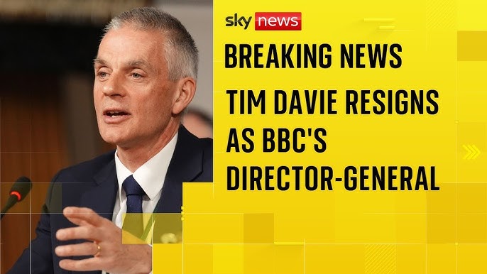 Tim Davie resigns as BBC's director-general - with CEO of BBC News also  stepping down