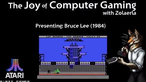 JCG020 - Bruce Lee (1984) (Atari 8-bit)