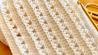 Crochet Easy Stitch for Baby Blanket. Free pattern. Stitch tutorial. Shawl, Hats, scarves, Top by Crochet Knitting art 3,150 views 9 days ago 8 minutes, 35 seconds