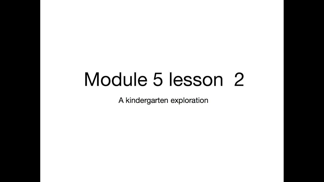 Module 5 Lesson 2 - 5/15/20 - YouTube