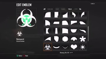 Black Ops 2 - Squidward Emblem Tutorial