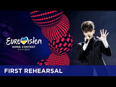 Kristian Kostov - Beautiful Mess (Bulgaria) First rehearsal in Kyiv