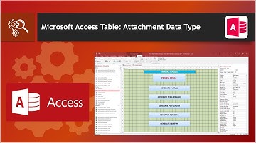 Microsoft Access Table Attachment Data Type