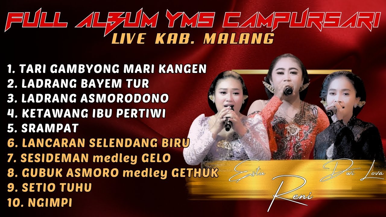 FULL ALBUM GENDHING - GENDHING TERBAIK || YMS CAMPURSARI LIVE MALANG