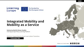 Webinar on integrated mobility and Mobility as a Service screenshot 4