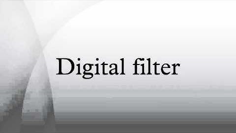 Digital filter