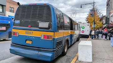 NYCT: 1991 TMC Nova Bus RTS #0007 MetroCard Bus Arrives at 86 St & 4th Av (November 2025)