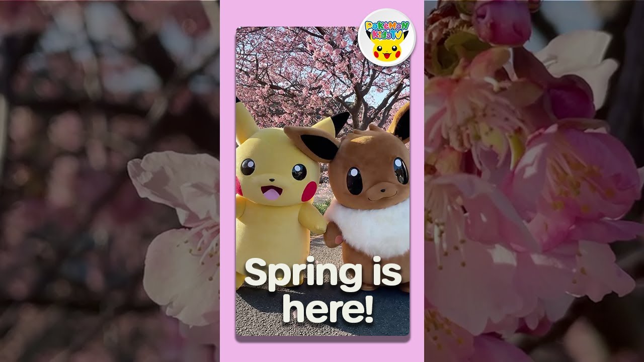 Pokémon Shorts - Spring is here - | Pokémon Fun Video | Pokémon Kids TV​ #Shorts