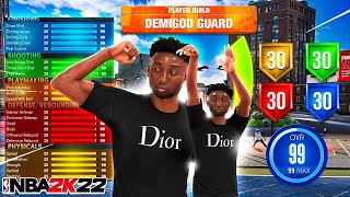 Joe Knows helps me create the ULTIMATE Demi-God Build in NBA 2K22 Next-Gen