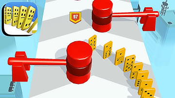 Domino Rush 3D ​- All Levels Gameplay Android,ios (Part 2)