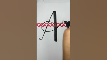 Modern calligraphy @PaintTheFont learn new skills everyday #shorts #ytshorts #viral